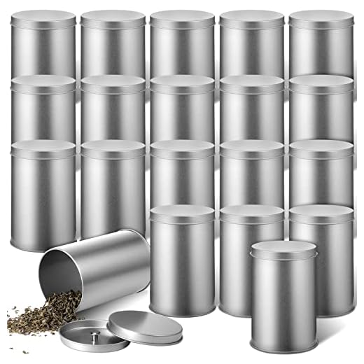 20 Pack Airtight Tea Canisters Set