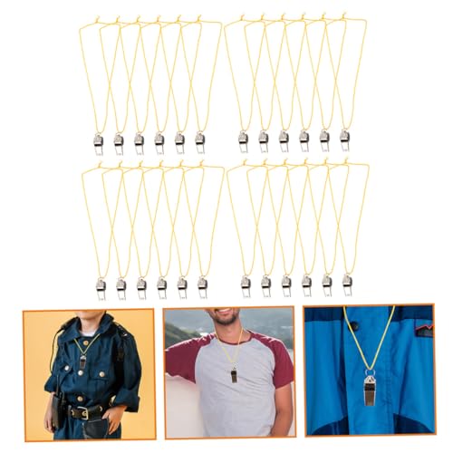 Set de 24 silbatos deportivos de acero inoxidable Totority miniatura 5