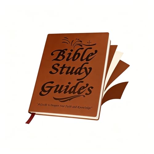 Pink Bible Study Journal for Women, Faux Leather Guided Bible