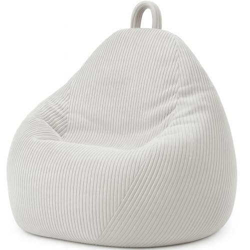 bananair Pouf Poire en Velours Côtelé - Fabriqué en...