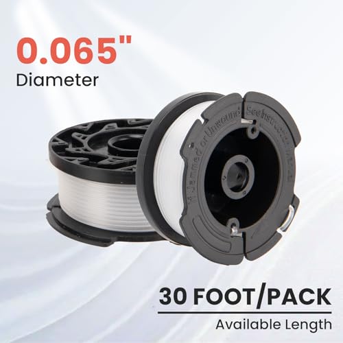 Image of KAKO AF100 Spool for Black Decker Weed Eater String, 0.065 inch 30ft Autofeed Spool for Black Decker AF100 Replacement Spool, Replace GH600 GH900 Spool for Black Decker Weed Eater Spool(16+3+3)