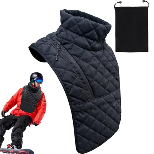 Cache-cou pour femme et homme étanche réglable coupe-vent hiver