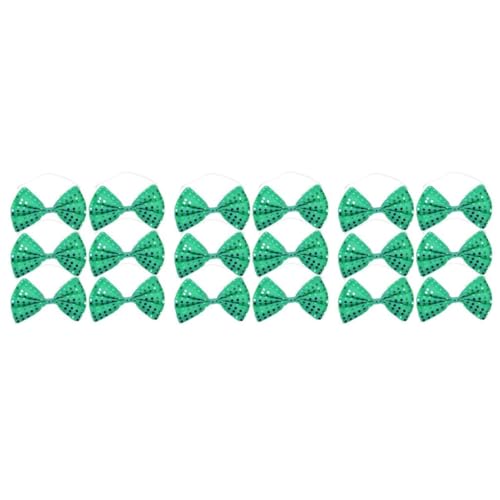 KESYOO St Patrick's Day Bow Tie Set - 6pcs Green for Men and Boys - Accessories for Parties Photo Props and Celebrations for Festive Events