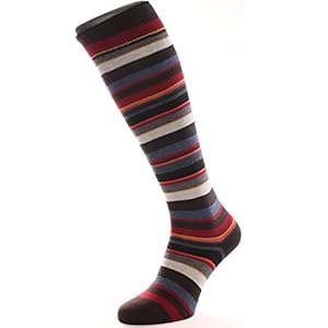 ALBERT KREUZ Heren veelkleurig gestreept kniekousen sokken
