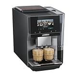 Siemens Kaffeevollautomat EQ700 iAroma, Full-Touch-Display, Cold Brew und Slow Brew, Home Appliances App, Grau, TP725E01