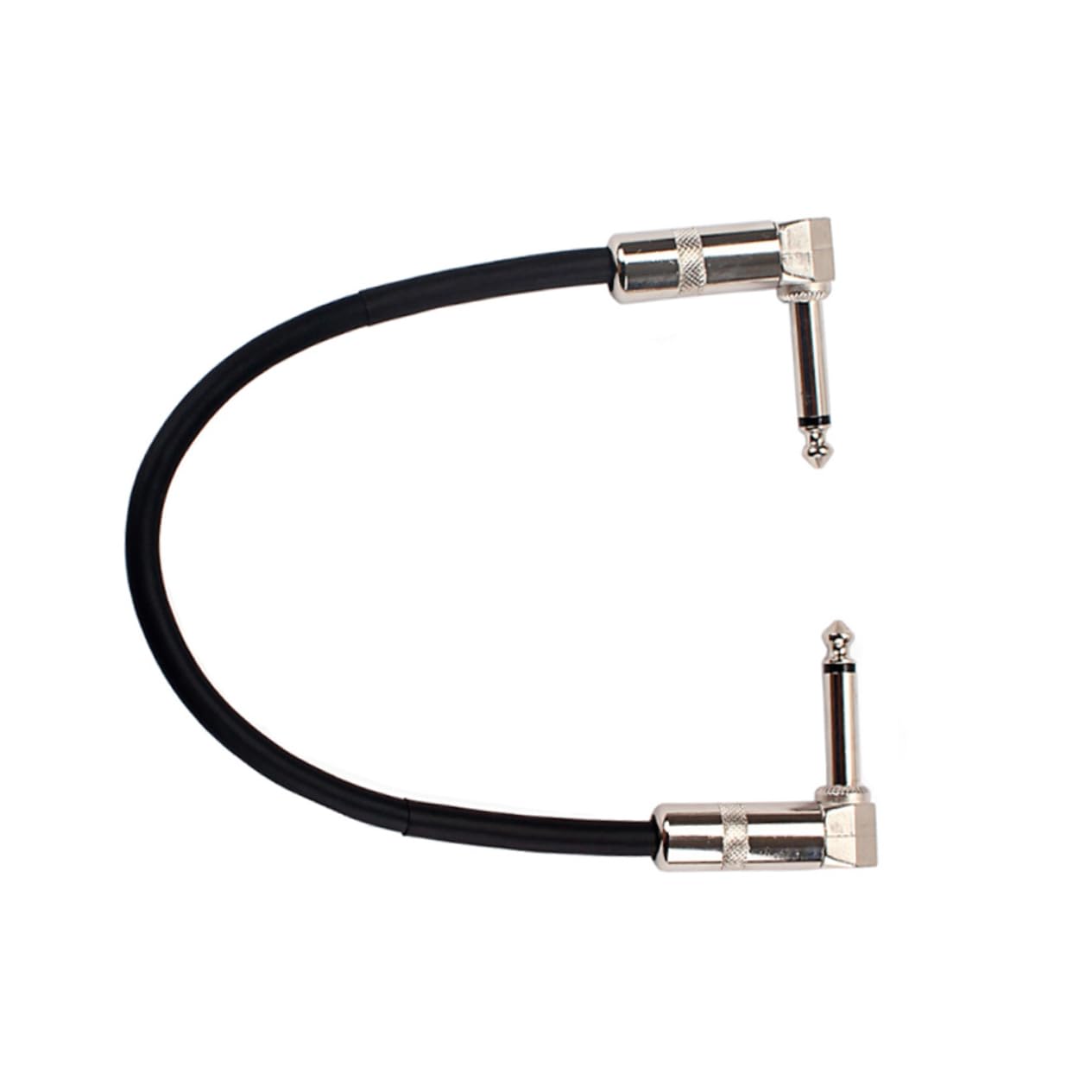 FUNOMOCYA Guitar Pedal Cable 30cm Patch Cable Guitar Effects Professional Connectors Ultra Low PVC Signal Clarity