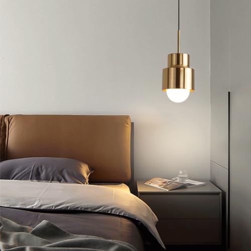 Lustre de base E27 à abat-jour métallique orienté vers le bas pour éclairage de table