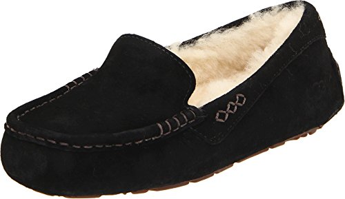 UGG Women's Ansley Slipper, Black, 07