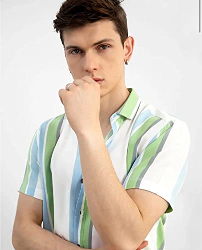 Image of Funky Printed Shirt for Men Half Sleeves