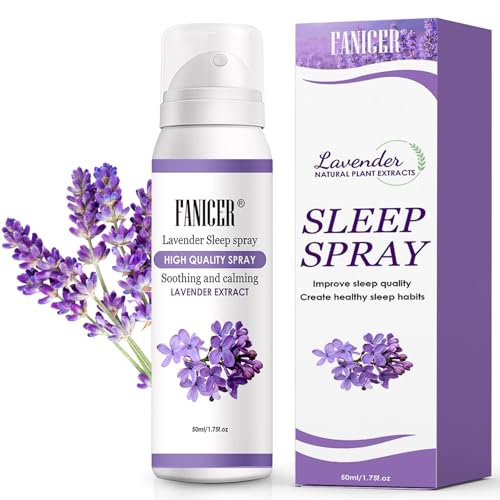 Spray para Dormir,Lavanda en spray de almohada,Sleep Spray para Dormir Bien,almohada y spray para dormir,Sueño Spray para Dormir Profundamente,Reduce el Tiempo de Inducción del Sueño.