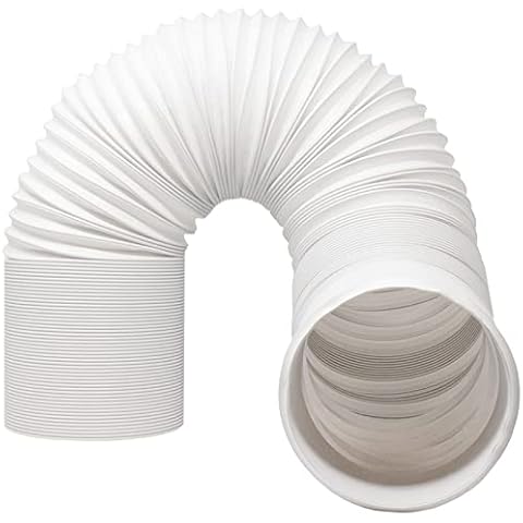 Kraftex Air Conditioner Hose. Portable Exhaust Vent with 5.9" Diameter, Clockwise Thread & Length up to 80" Cover