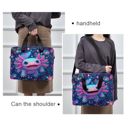 Funda maletín para laptop ALAZA Axolotl colorida 15.7 pulg miniatura 2