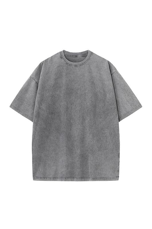 COOZEBRA Vintage Acid Wash T Shirts for Men Women, Custom T Shirts Design Your Own, Personalized T Shirts Front and Back3