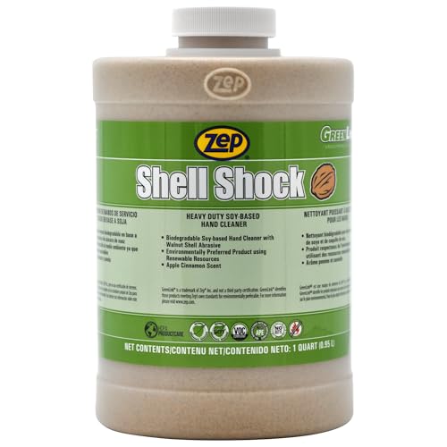 Zep Shell Shock Industrial Hand Cleaner - 32 Oz (Pack of 1) 318504 Made With Biodegradable Soy and Walnut-Based Formula For An Exceptional Clean
