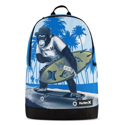 Hurley Graphic Backpack, Monkey, One Size