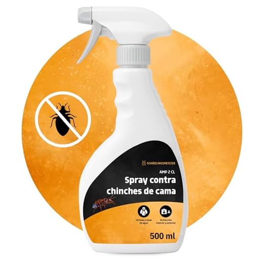 SCHÄDLINGSMEISTER ® Spray contra chinches 500 ml - Agente para fundas de colchón y textiles - Control eficaz de chinches sin permetrina - Spray contra chinches - Made in Germany