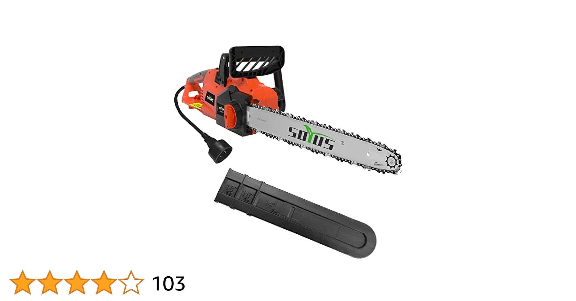 Amazon.com : SOYUS Electric Chainsaw, 18 Inch 15 Amp Corded Amazon.com : SOYUS Electric Chainsaw, 18 Inch 15 Amp Corded