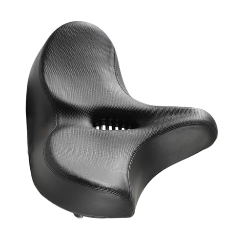 Sillín para bicicleta, cómodo sillín de bicicleta de poliuretano que absorbe los golpes, cojín de asiento, impermeable, repuesto para hombres y mujeres, equitación, scooter, carretera, montaña
