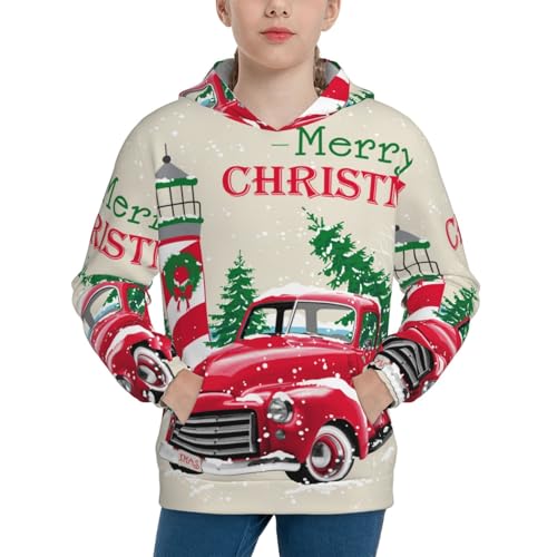 Merry Christmas 1 Kid Hoodies Boys Sweatshirts Girls Pullover with Pocket