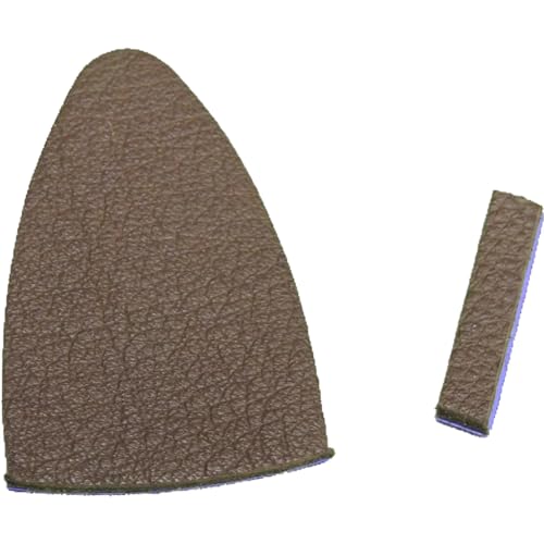 TRADITIONAL Archery LEATHER 1 PC ARROW REST - Adhesive - Recurve & Longbow (BROWN)