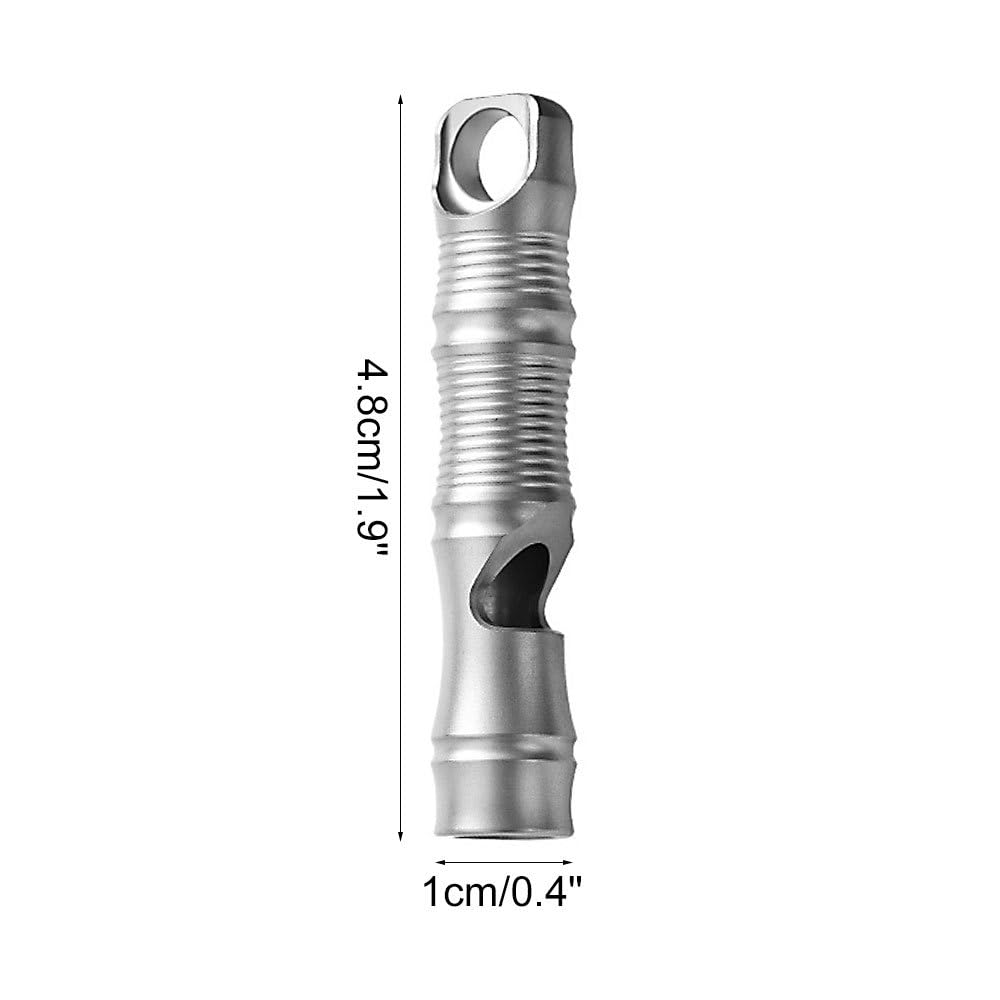 DONGKER Sifflet pour Chien,Sifflet d'urgence en Titane 120 DB avec Fermoir de Suspension pour Animaux de Compagnie,Entraînement,Sauvetage,Randonnée,Camping,Sports