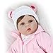 ZIYIUI 55cm Lebensecht Reborn Babys Doll Puppen Silikon Mädchen Reborn Babypuppen Junge Realistische Puppe Kinder Spielzeug (2)