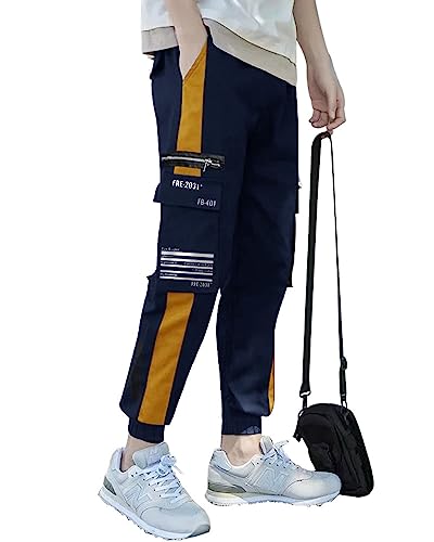 Image of EYEBOGLER Mens Regular Fit Colorbloack Trackpant