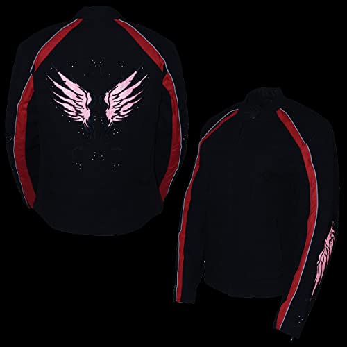 Image of Milwaukee Leather Women's Textile Classic Crossover Motorcycle Riders Jacket - All Year Wear