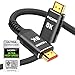 Snowkids 8K Certified HDMI 2.1 Cable 10 ft, Non-Slip Nylon Braided, 48Gbps...