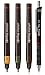 rOtring Isograph Junior Set 3X Technical Pens (0.20mm, 0.30mm, 0.50mm) + Accessories