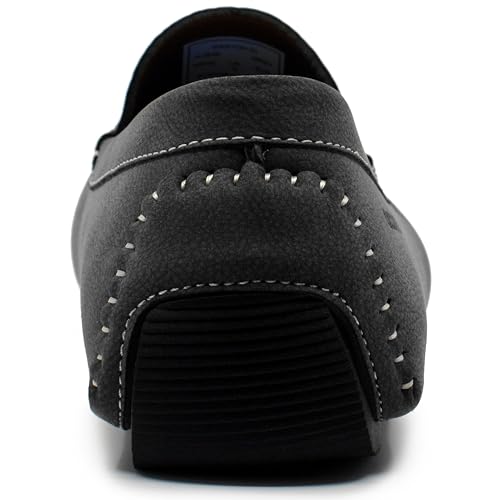 AKADEMIKS Men's Bit Loafers Slip on Driving Moccasins with Memory Foam Insole 5
