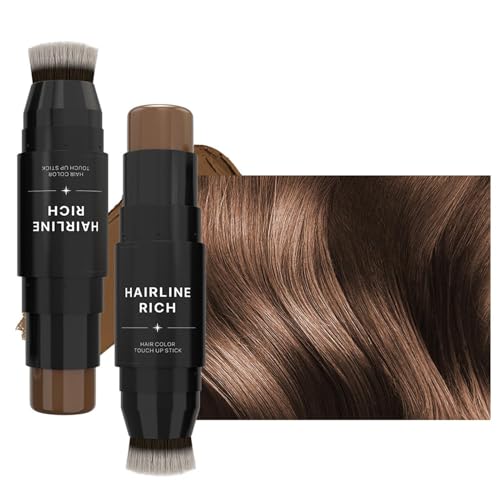 Barra para cubrir raíces, barra para cubrir el cabello | Barras de color de cabello para cubrir las canas - Barras impermeables para cobertura del cabello, pluma para cubrir raíces para hombres, mujer