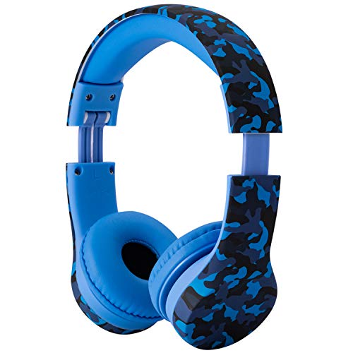 Image of Snug Play+ Kids Headphones with Volume Limiting for Toddlers (Boys /Girls) - Blue Camo