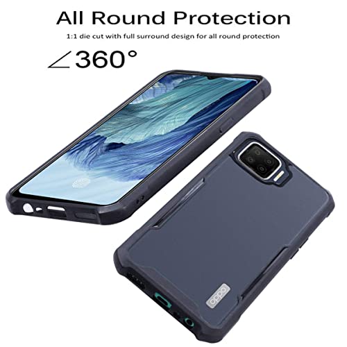 Image of Jkobi Back Cover Case for Oppo F17 (Shockproof with Polycarbonate Clear Panel | Professional Black)