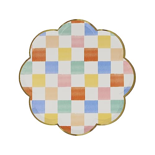Meri Meri Colorful Pattern Side Plates (Pack of 8)