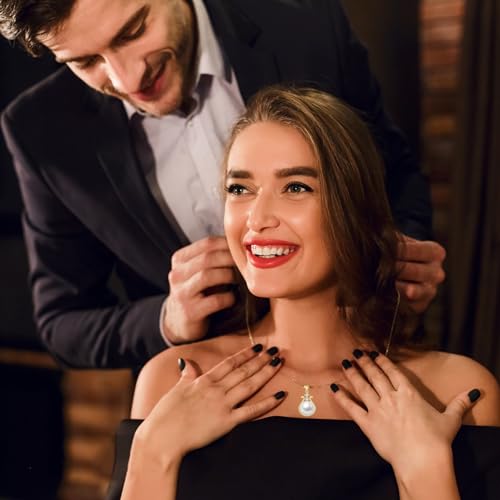 Pearl Necklace for Women, 11-11.5mm Single Freshwater Cultured Pearl Pendant, 18K Gold Plated 925 Sterling Silver Jewelry, Genuine Premium AAA Top Grade Real Pearl, Anniversary Christmas Birthday Gifts for Women Mom Wife3