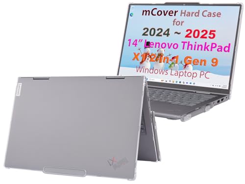 mCover Nur kompatibel mit Lenovo ThinkPad X1 2-in-1 (Yoga) Gen 9/10 Series Windows Notebook-PC (funktioniert nicht mit anderen Lenovo-Modellen), transparent mCover Nur kompatibel mit Lenovo ThinkPad X1 2-in-1 (Yoga) Gen 9/10 Series Windows Notebook-PC (funktioniert nicht mit anderen Lenovo-Modellen), transparent