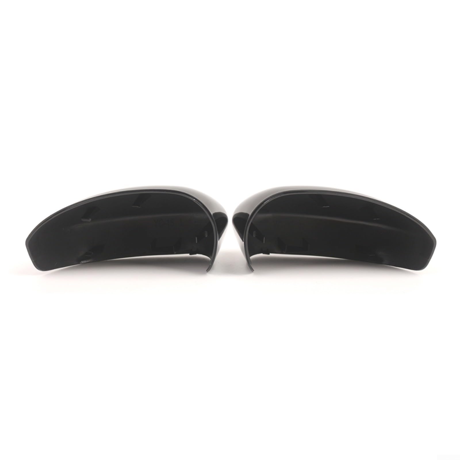 2 pezzi Cassa Specchio Nero Lucido ABS Per Fiat 500 500C 2007 – 2023 Grande Punto 2005 – 2018 per EVO AB 10/2009 Copertura Specchietto Esterno Ricambio Robusto Resistente Resistente all'usura Facile