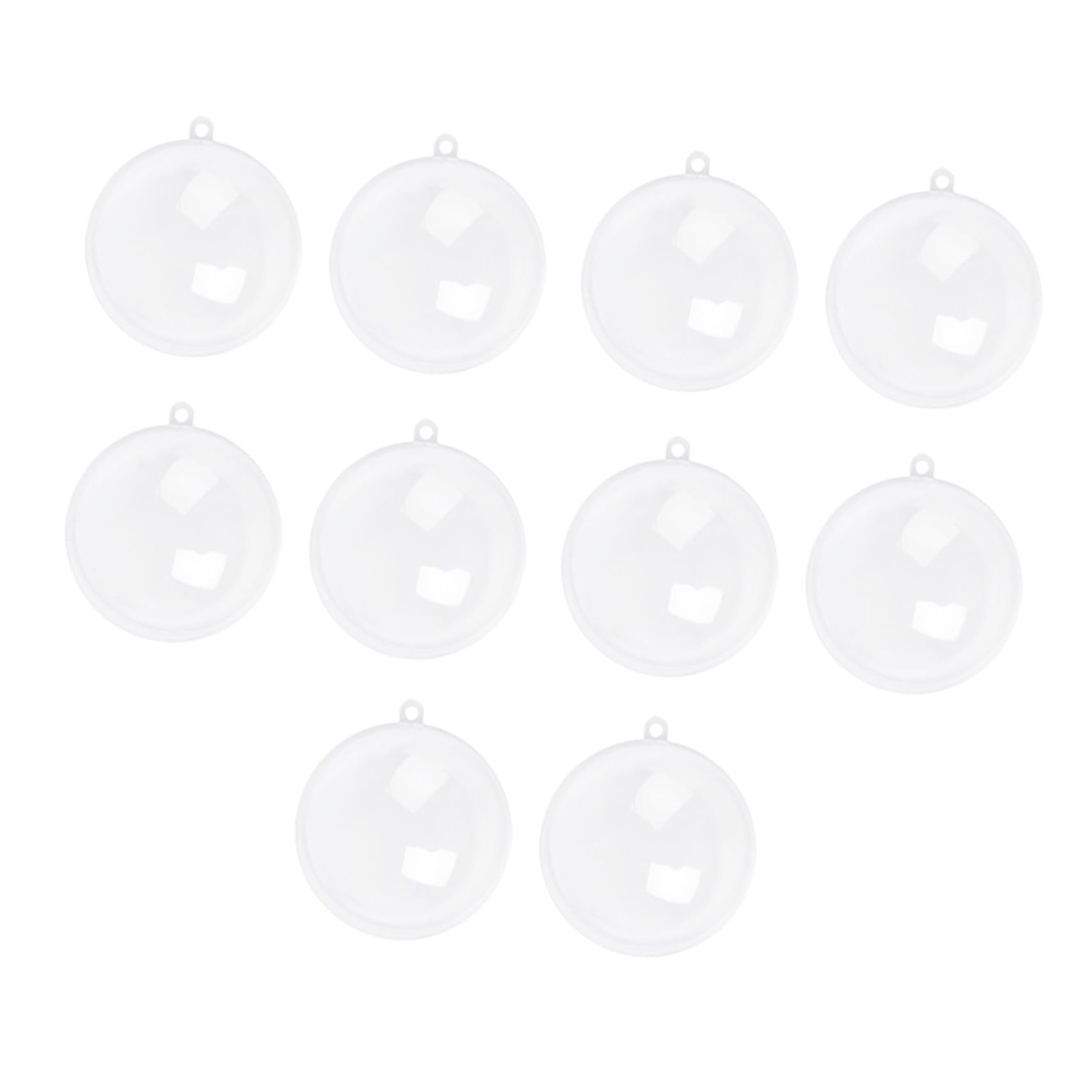 Alipis 40 Pz Palla vuota di Natale di natale fai da te ornamenti natalizi riempibili trasparenti palline trasparenti natale di decorazioni natalizie ornamenti natalizi