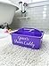 Personalized Custom Name Plastic Caddy - College Teen Shower Caddy - Summer Camp Sleepover Party Gift