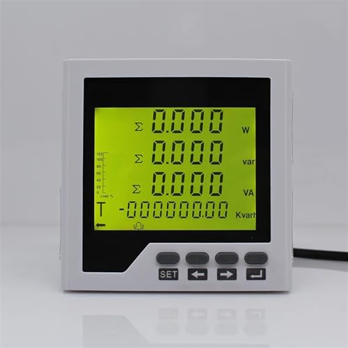 Ampèremètre voltmètre triphasé LCD KWh AC450V wattmètre RS485 150A - 4