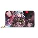 Produktbild Anime Sword Art Online Geldbörse aus echtem Leder, Reißverschluss, Münzfach, Kartenhalter, Organizer, Clutch, großes Fassungsvermögen für Männer und Frauen