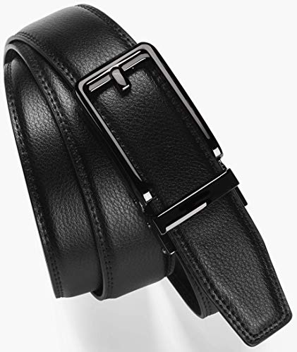 CHAOREN Ratchet Belt - Mens Dress Belt 1 3/8" Comfort Click - Micro Adjustable Fit Everywhere
