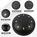 Rain Drum For Outside, Steel Tongue Drum 6 Inch 8 Notes, Tongue Drum with Mallets for Musical Education Entertainment Gifts (Black)