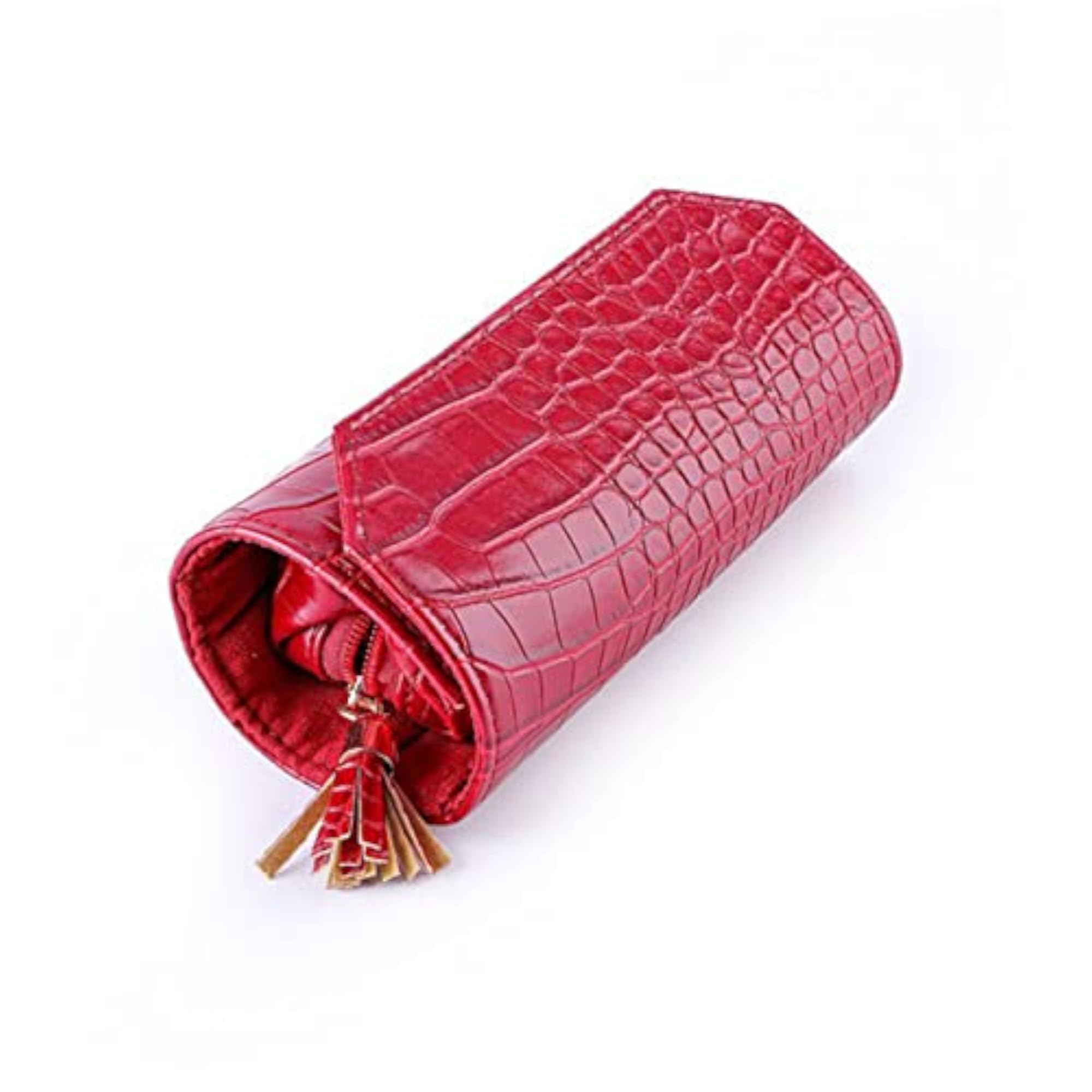 Portable Jewelry Roll Storage Case for Travel