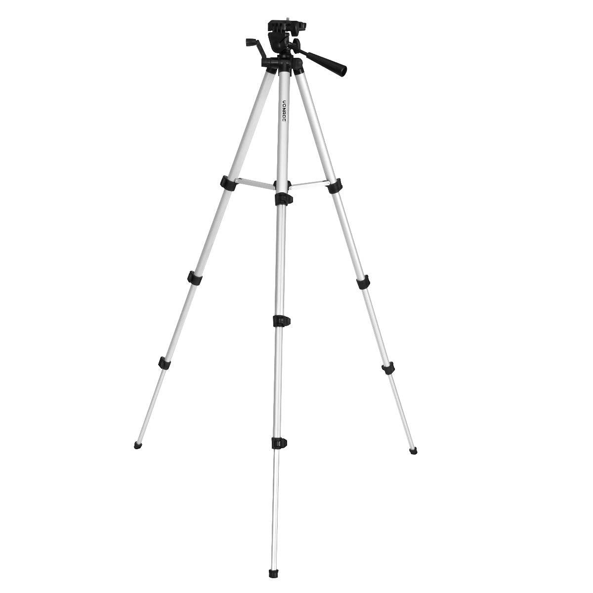 VONROC Trípode para Herramientas de medición 37-110cm - Trípode - Universal ¼ - Trípode para construcción - Trípode para láser - Incluye Bolsa de Almacenamiento