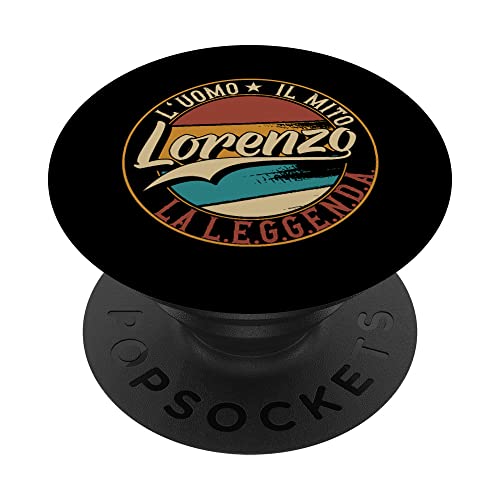Lorenzo l'uomo il mito la leggenda PopSockets PopGrip Intercambiabile
