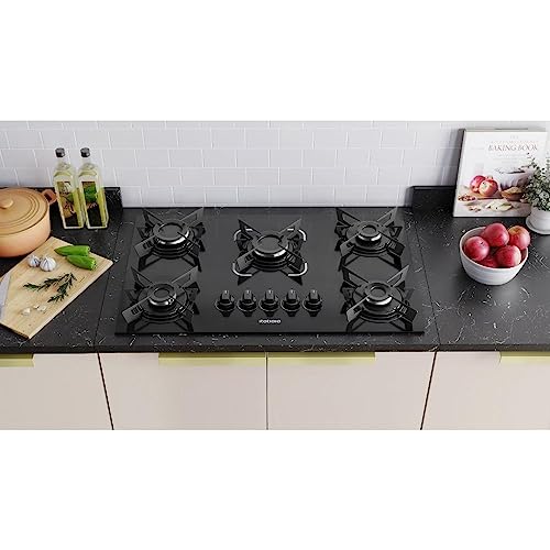 Cooktop Itatiaia Electra 5 Bocas Mesa de Vidro Temperado e Acendimento Superautomático