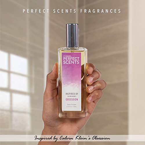 Perfect Scents Fragrances, Obsession, Women’s Eau de Toilette, Vegan, Paraben Free, Never Tested on Animals, 2.5 Fluid Ounces