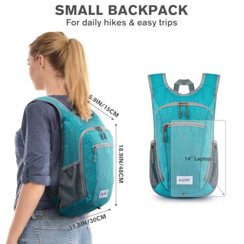 Image of G4Free 10L /15L Hiking Backpack Lightweight Packable Hiking Daypack Small Travel Outdoor Foldable Shoulder Bag
